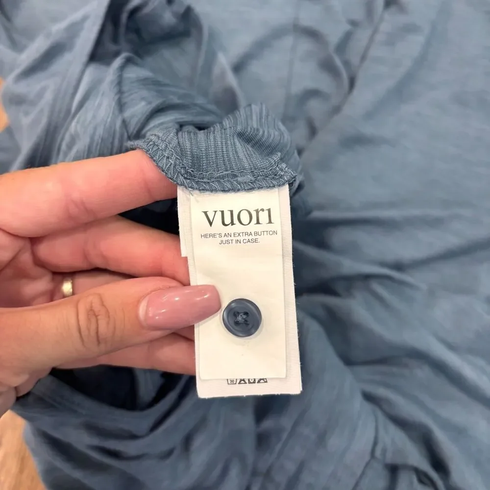 Women's Vuori Falls Jumpsuit in Light Azure Heather Blue Size M Soft $118 EUC